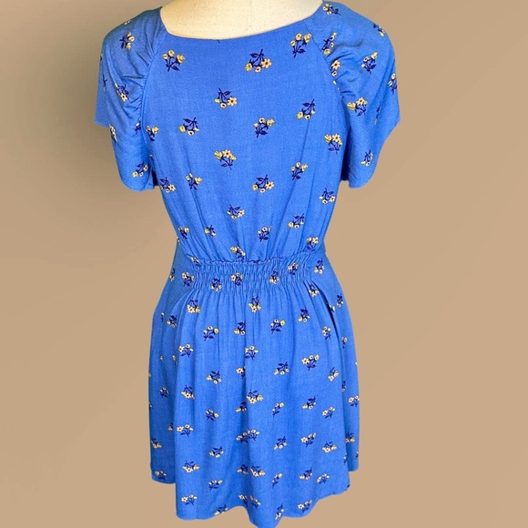 NWT Free People ‘Everyone’s Favorite Mini Dress’ in “Dutch Blue Combo” Size XS - Picture 11 of 16